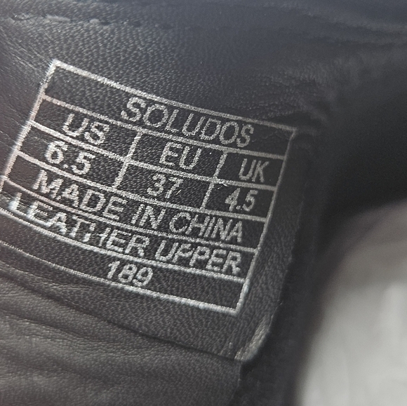 NWB Soludos marfa leather chelsea booties size 6.5 - Picture 7 of 13